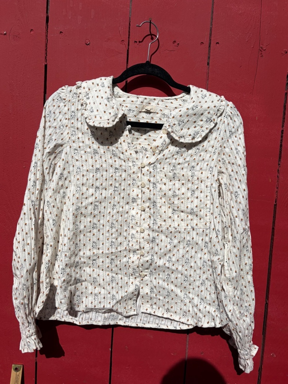 PILCRO 
Keira Collared Blouse